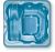 Jacuzzi evvia 200х200см