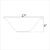 Linkasink Canton SM001 43,2х43,2 см