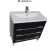 Aquanet Верона 90  (напольная 3 ящика) 902x872x480