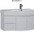 Aquanet Сопрано 95 R  (2 дверцы 2 ящика)950x560x540