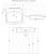 Hidra LAVABO 65 APPOGGIO / SOSPESO HI-LINE 65х51,5