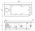 Jacuzzi Aquasoul lounge 180 x 80
