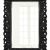 louvrehome Гэрри gloss black 115х80