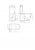 NERO CERAMICA - Genesi BG-VGM  Vaso monoblocco 68X35h42