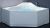 Eago massage bathtub 1500x1500x800mm