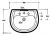 Althea Ceramica Classic Rose 24021 700x510 мм