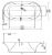 Ottofond Callao 1700 x 800 mm