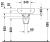 Duravit D-CODE 070545 45х34 см
