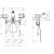 Hansgrohe Axor Urquiola  Смесительдля биде, на 3 отверстия