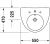 Duravit STARCK 2 041155 55х47 см