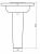 OXO Раковина BP 3004A 62,5х56,5 см