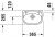 Duravit DURAPLUS 079735 36,5х26,5 см