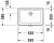 Duravit 2nd floor 031653 55,5х38 см
