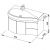 Aquanet Сопрано 95 L  (2 дверцы 2 ящика)950x560x540