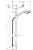 Hansgrohe Crometta 85 Multi / Unica 'Crometta 0,90 м