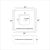 Linkasink Square Botanical B019  40,6х40,6 см