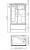 Doctor Jet Box Grecale 120x80h227 см