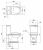 Gentry Home Damea унитаз-компакт 35,5 х 60 см