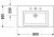 Duravit 2nd floor 049180 80х50 см