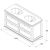 Caprigo GREENWICH 160 1600 мм x 550 мм