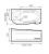 Gemy G9020 157 х 81,5 см