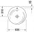 Duravit STARCK 1 040753 53 см