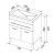 Aquanet Верона 75 (напольная 1 ящик 2 дверцы)750x875x480