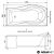 Aquanet Borneo 170x75(90) левая