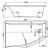 Vagnerplast Veronela offset L 160х105 см