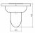 OXO Раковина BP 3004B 62,5х56,5 см