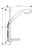 Hansgrohe Croma 1jet / Unica'S 0,90 м 27756000