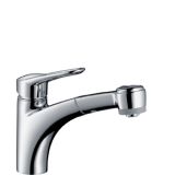 Hansgrohe Metropol E  Смеситель для кухни, однорычажный, с выдвижным душем