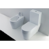 NERO CERAMICA - Genesi BG-VGM  Vaso monoblocco 68X35h42  Bidet 55X35xh41