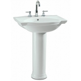 Gentry Home Damea раковина подвесная и на пьедестале 64,5 х 49 см 2