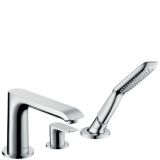 Hansgroh Metris  Смеситель для ванны, на 3 отверстия, СМ