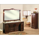 Epoque collection Firenze Doppio Lavabo Noce 177X60
