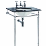 Burlington Гранитная столешница с хромированным подстольем 1G7 T49 w 65cm x d 57.5cm 