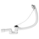 Сифон для ванны белый Аlcaplast Basic A502