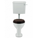 Gentry Home Belgravia унитаз с бачком на трубе 43 х 74 см