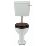Gentry Home Victorian унитаз с бачком на трубе 43 х 74 см