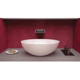 Glass Design Oval travertino 400х300 мм