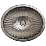 Linkasink Bronze Oval Fluted BR006 47х47 см