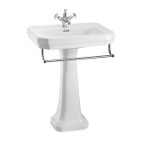 Burlington Большая раковина Victorian и полотенцедержатель B3 T3 P1 ш 61см х г 51 см