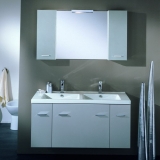 Idea Stella Композиция 8, 121 см (Polished White/Chrome Grey)