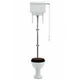 Gentry Home Belgravia унитаз с бачком на трубе 43,5 х 63 см