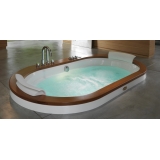 Jacuzzi Opalia wood/stone 190 x 110