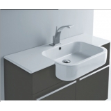 Disegno-Сeramica  CONSOLLE SEMINCASSO QUBO  871   81x35,5