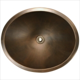 Linkasink Bronze Oval Smooth BR005  47х47 см