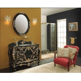 Epoque collection Memory Nero Lucido Foglia Oro M 113X55