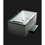 Eago WHIRLPOOL BATHTUB (RIGHT SIDE) 1890x1120x700mm